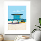 Hal's Villa by ARTIC FRAME STUDIO on GIANT ART - beige costal