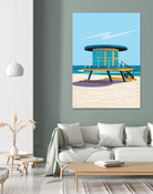 Hal's Villa by ARTIC FRAME STUDIO on GIANT ART - beige costal