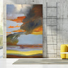 Sunset Path by Judith D'Agostino on GIANT ART - orange landscape