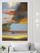 Sunset Path by Judith D'Agostino on GIANT ART - orange landscape