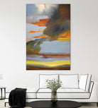 Sunset Path by Judith D'Agostino on GIANT ART - orange landscape