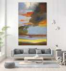 Sunset Path by Judith D'Agostino on GIANT ART - orange landscape