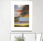 Sunset Path by Judith D'Agostino on GIANT ART - orange landscape