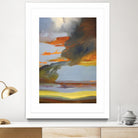 Sunset Path by Judith D'Agostino on GIANT ART - orange landscape