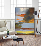 Sunset Path by Judith D'Agostino on GIANT ART - orange landscape
