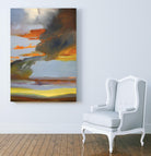 Sunset Path by Judith D'Agostino on GIANT ART - orange landscape