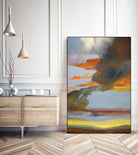 Sunset Path by Judith D'Agostino on GIANT ART - orange landscape