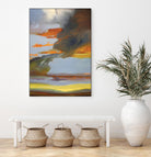 Sunset Path by Judith D'Agostino on GIANT ART - orange landscape