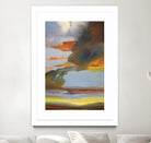 Sunset Path by Judith D'Agostino on GIANT ART - orange landscape