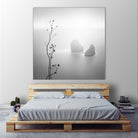 Misty Rocks by Alexandre Manuel on GIANT ART - grey landscape