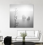 Misty Rocks by Alexandre Manuel on GIANT ART - grey landscape