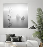 Misty Rocks by Alexandre Manuel on GIANT ART - grey landscape