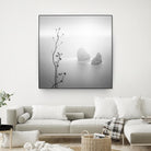 Misty Rocks by Alexandre Manuel on GIANT ART - grey landscape