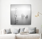 Misty Rocks by Alexandre Manuel on GIANT ART - grey landscape