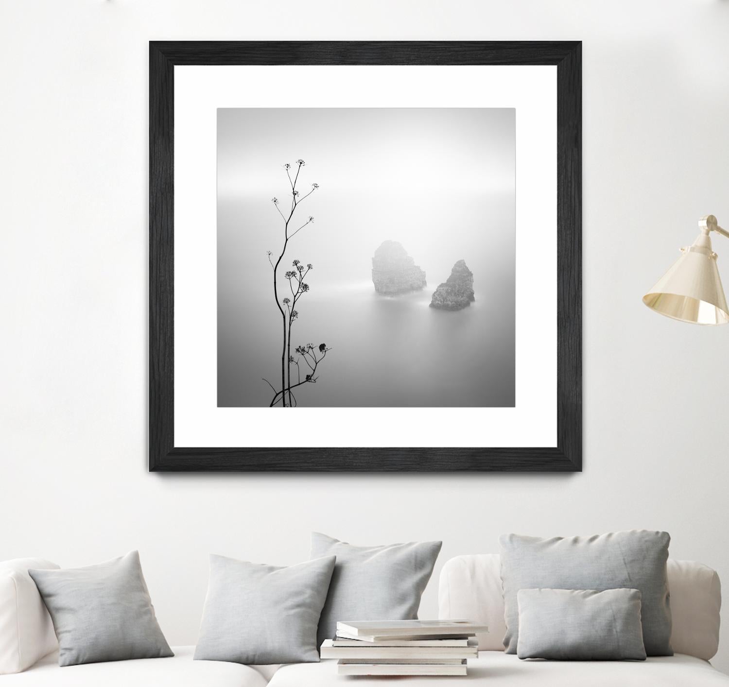 Misty Rocks by Alexandre Manuel on GIANT ART - grey landscape