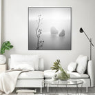 Misty Rocks by Alexandre Manuel on GIANT ART - grey landscape