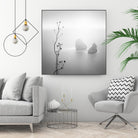 Misty Rocks by Alexandre Manuel on GIANT ART - grey landscape