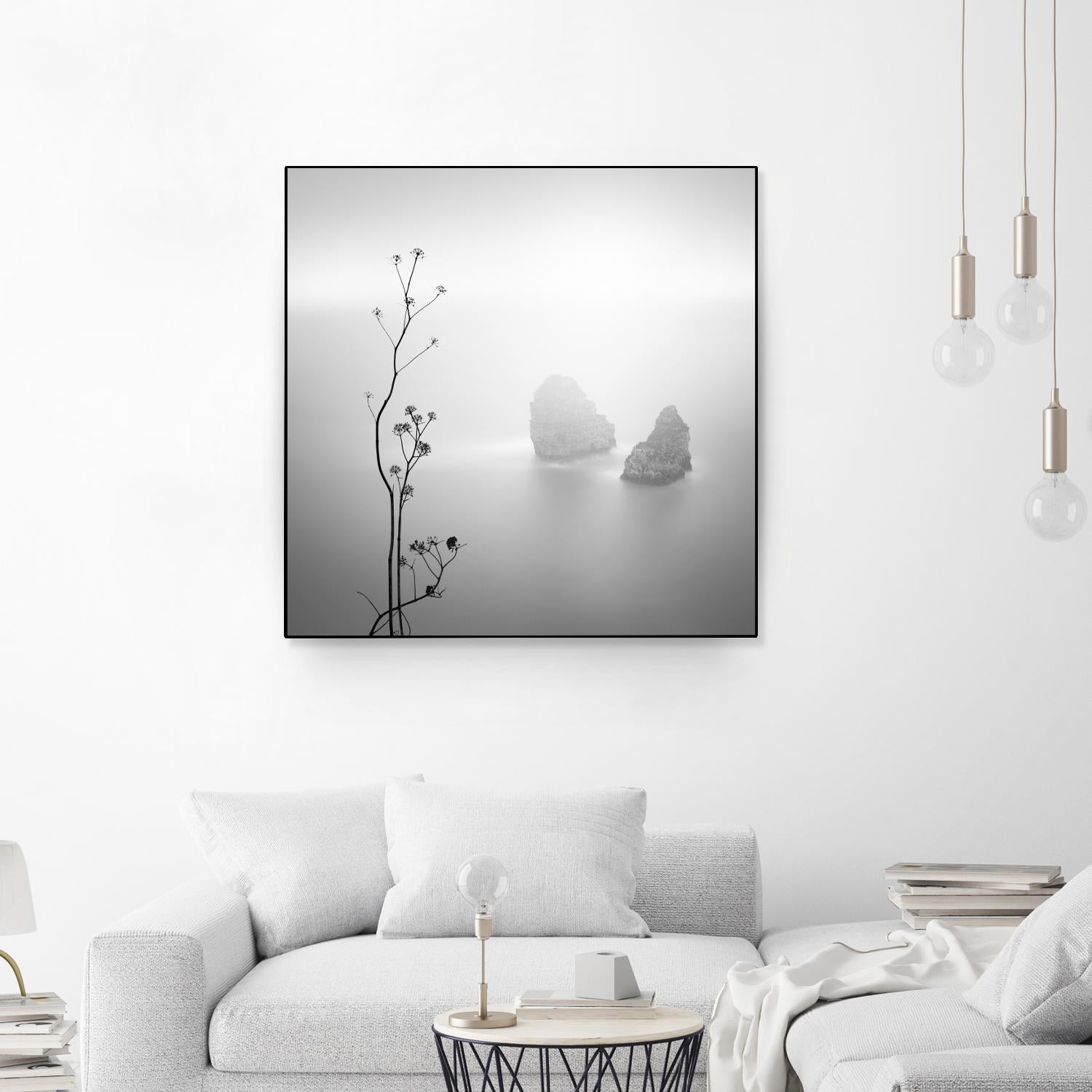 Misty Rocks by Alexandre Manuel on GIANT ART - grey landscape