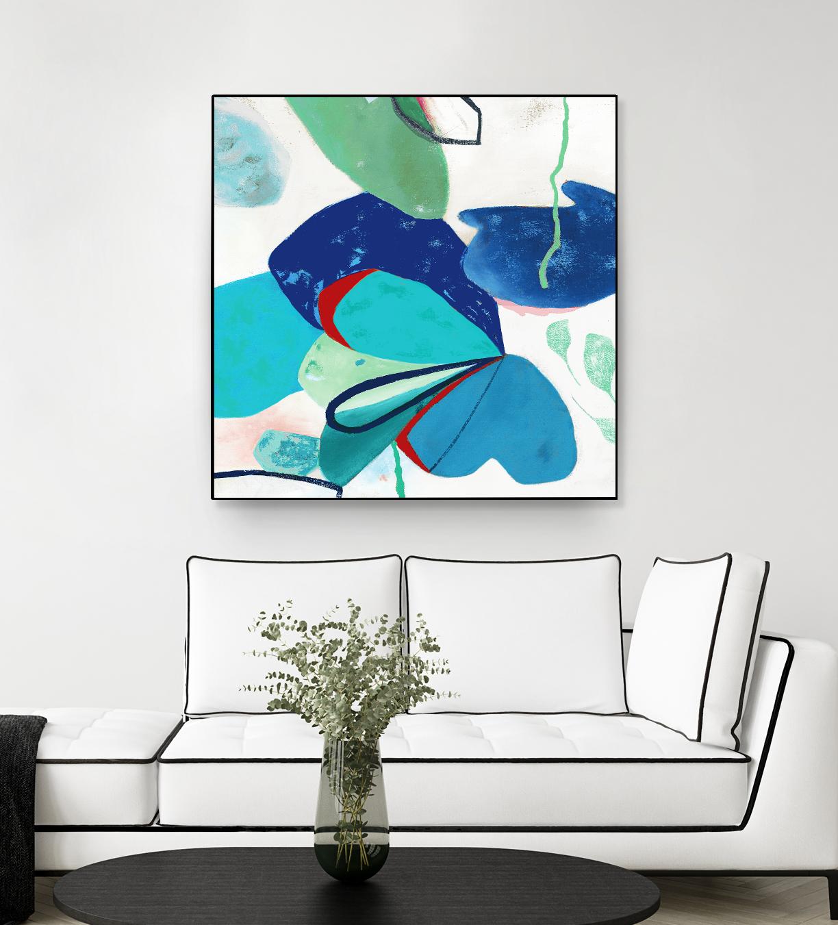 Aquatic Atmosphere II by Diana Rosa on GIANT ART - white abstract