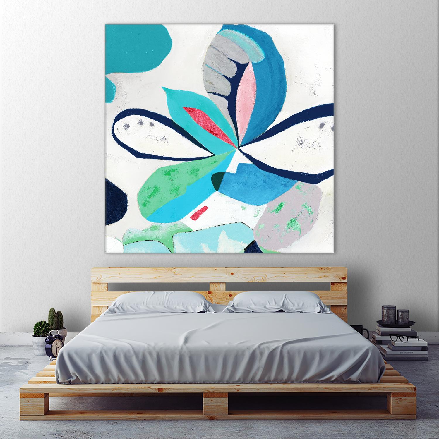 Ever Green by Diana Rosa on GIANT ART - white abstract