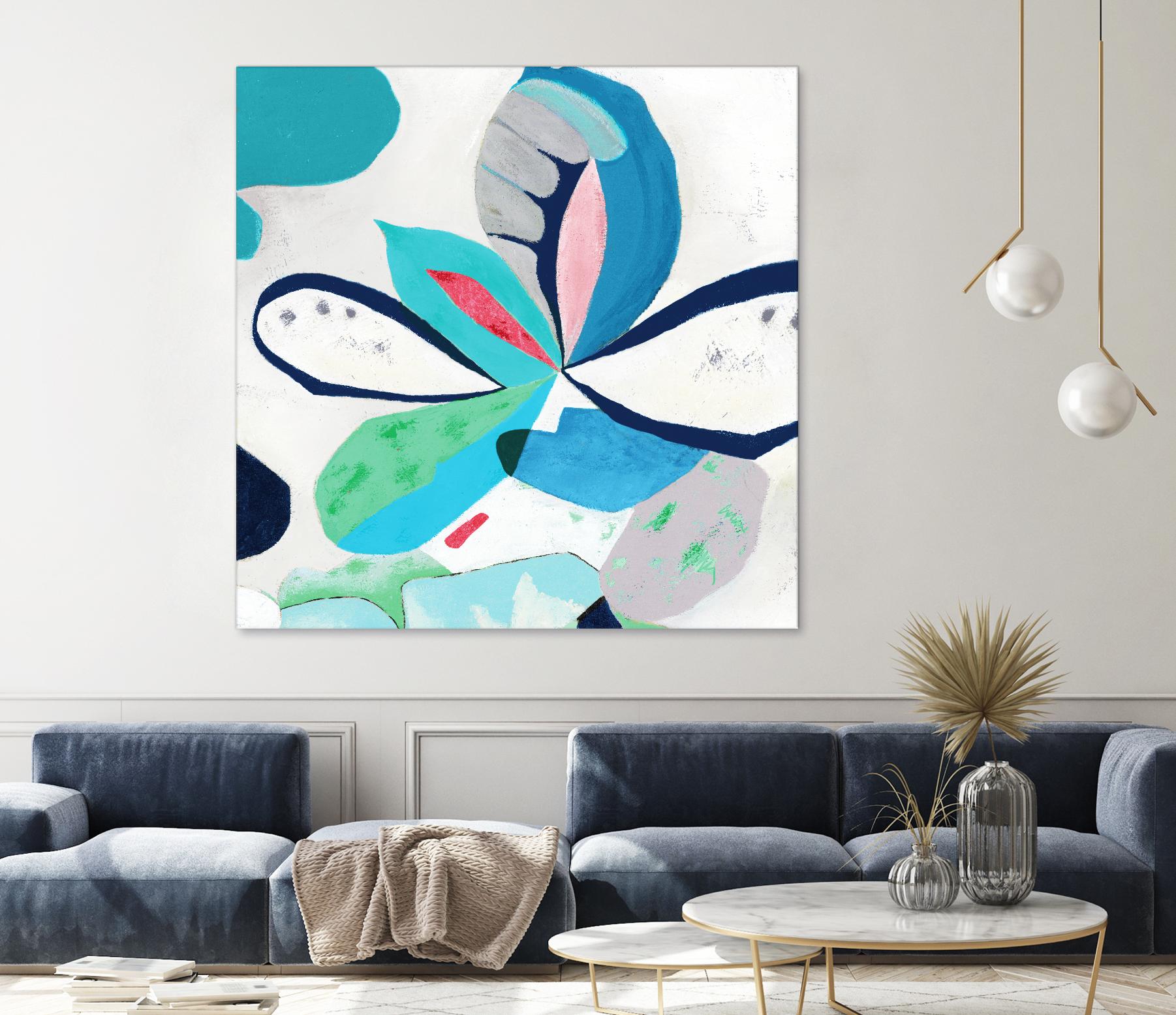 Ever Green by Diana Rosa on GIANT ART - white abstract