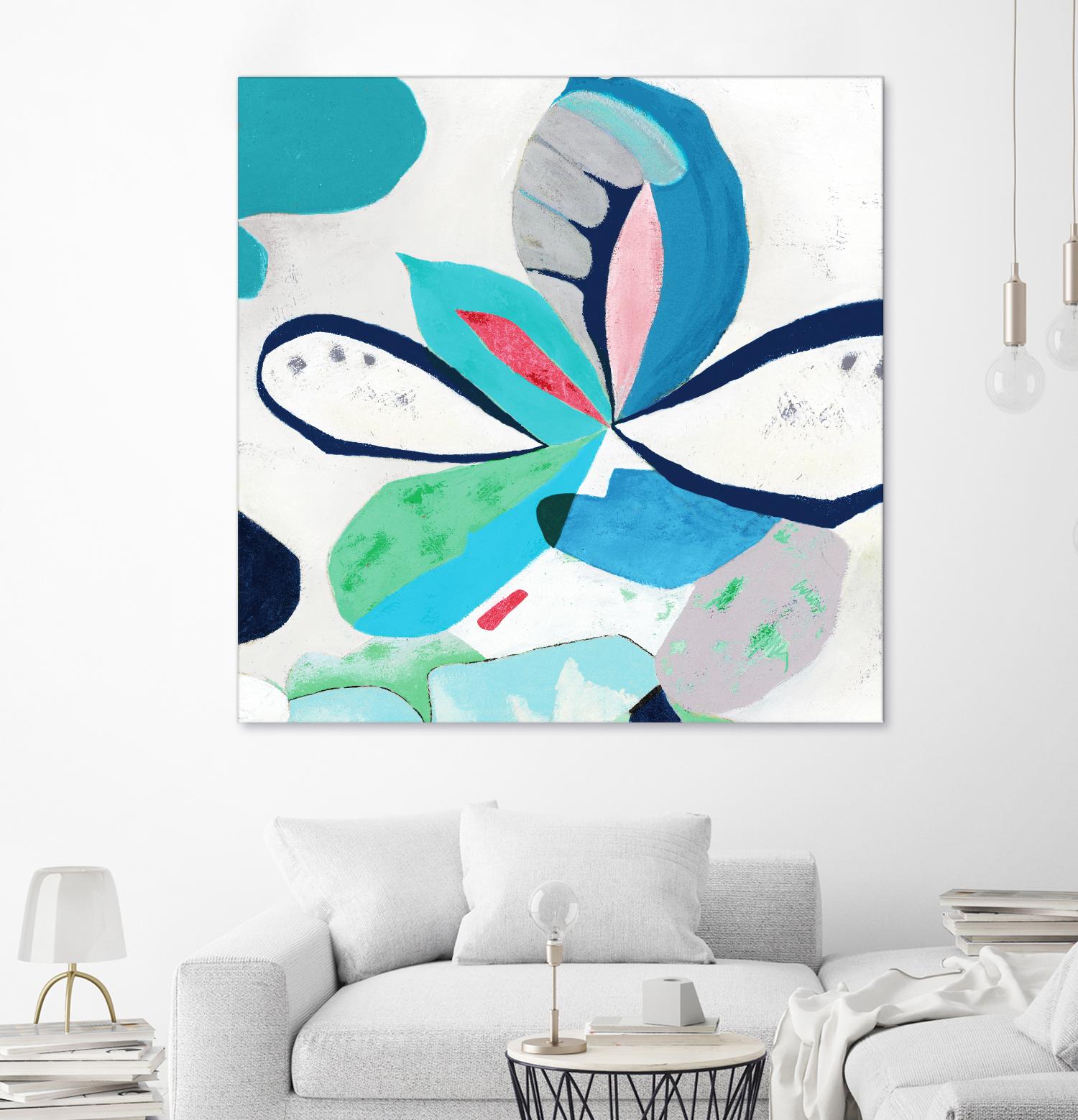 Ever Green by Diana Rosa on GIANT ART - white abstract