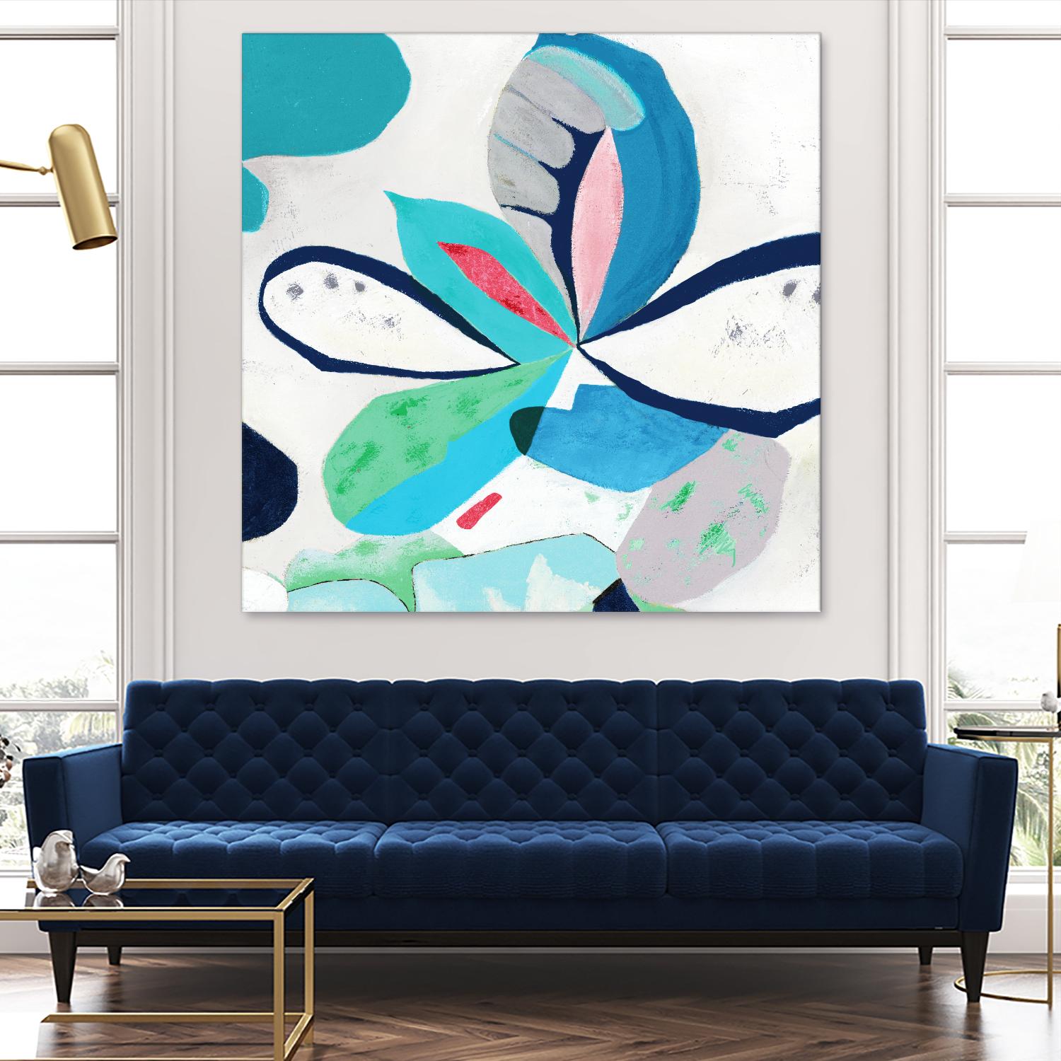 Ever Green by Diana Rosa on GIANT ART - white abstract
