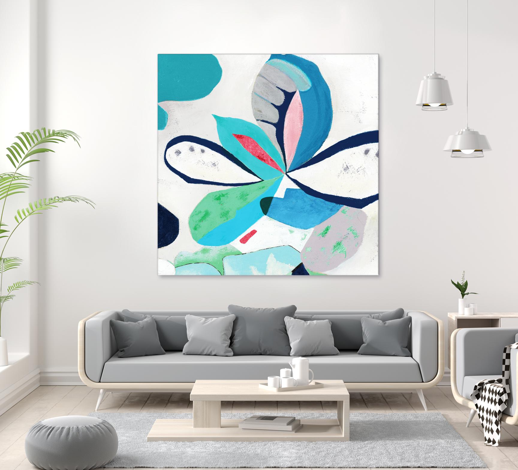 Ever Green by Diana Rosa on GIANT ART - white abstract