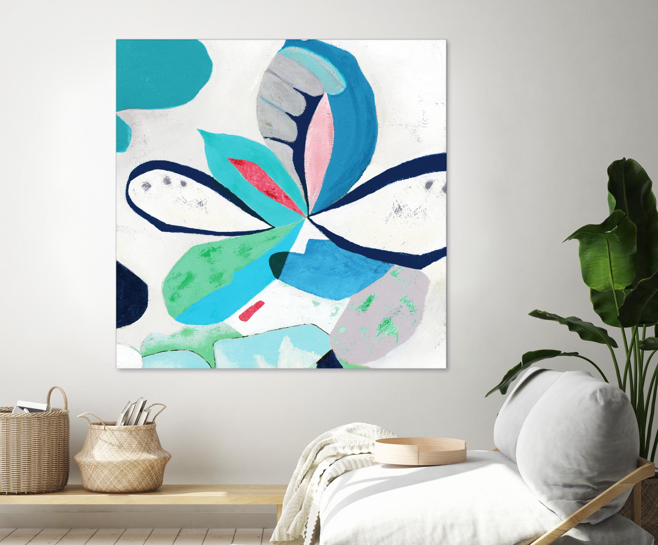 Ever Green by Diana Rosa on GIANT ART - white abstract