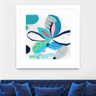 Ever Green by Diana Rosa on GIANT ART - white abstract