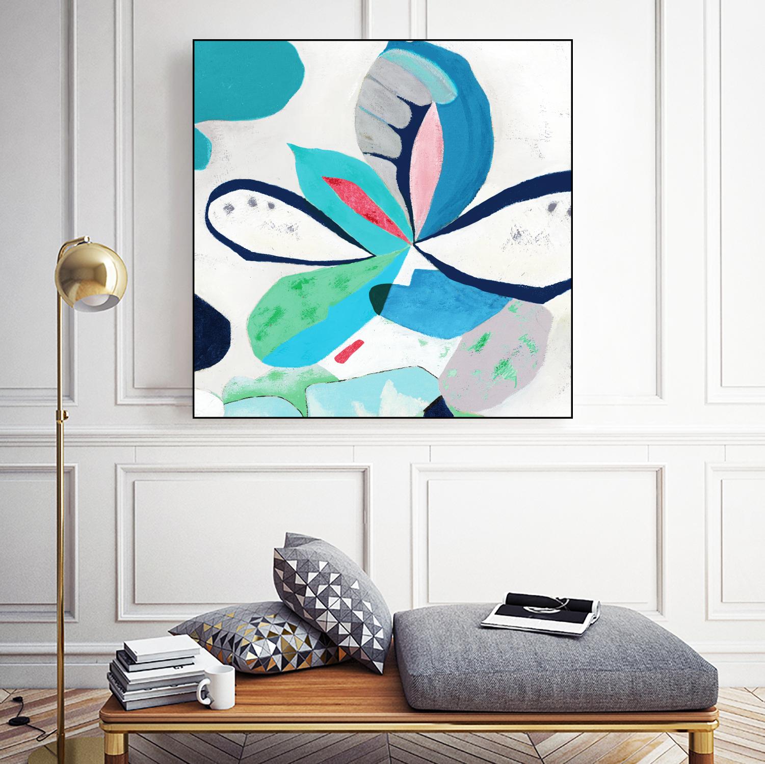 Ever Green by Diana Rosa on GIANT ART - white abstract