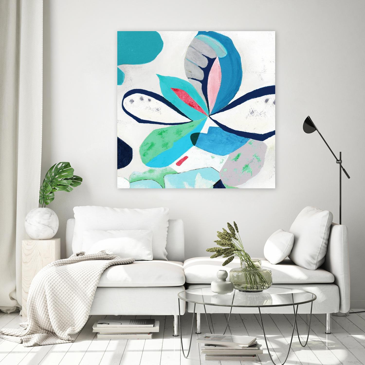 Ever Green by Diana Rosa on GIANT ART - white abstract