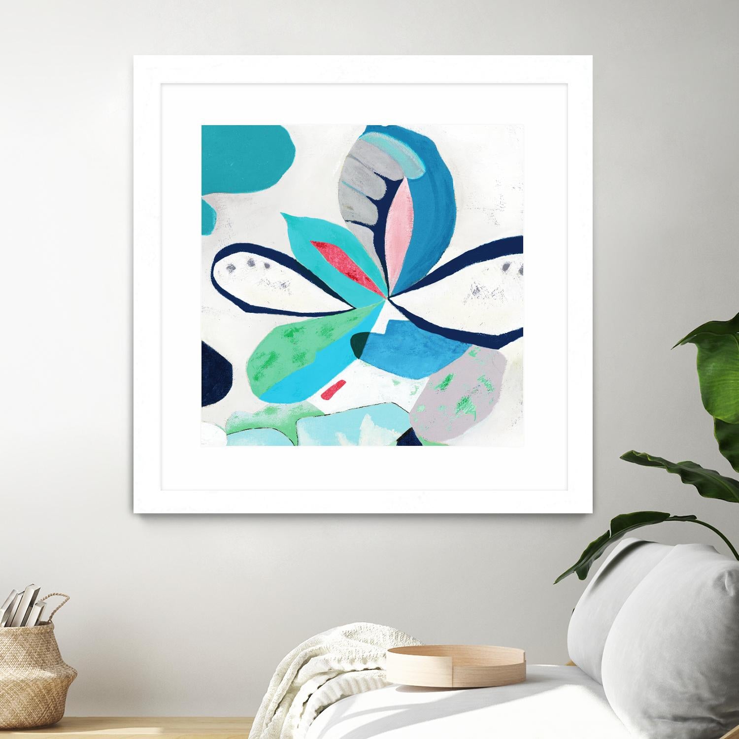 Ever Green by Diana Rosa on GIANT ART - white abstract