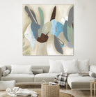 Saving Odds I by Diana Rosa on GIANT ART - cyan abstract