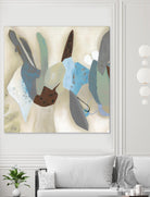 Saving Odds I by Diana Rosa on GIANT ART - cyan abstract