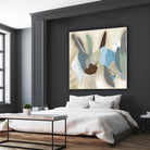 Saving Odds I by Diana Rosa on GIANT ART - cyan abstract