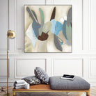 Saving Odds I by Diana Rosa on GIANT ART - cyan abstract