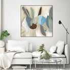 Saving Odds I by Diana Rosa on GIANT ART - cyan abstract