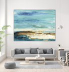 Beach Day by Grace Rowman on GIANT ART - white abstract