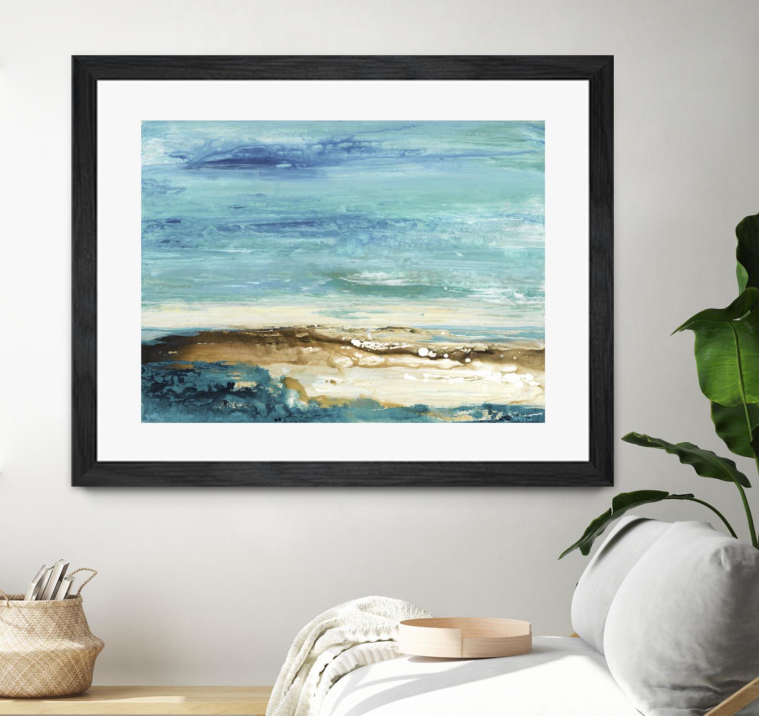 Beach Day by Grace Rowman on GIANT ART - white abstract