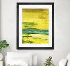 Buttercups by Beth ten Hove on GIANT ART - turquoise abstract