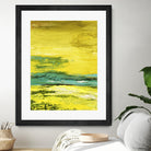 Buttercups by Beth ten Hove on GIANT ART - turquoise abstract