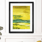 Buttercups by Beth ten Hove on GIANT ART - turquoise abstract