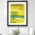 Buttercups by Beth ten Hove on GIANT ART - turquoise abstract