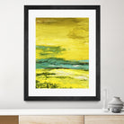 Buttercups by Beth ten Hove on GIANT ART - turquoise abstract