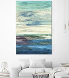 Spring Transformations by Grace Rowman on GIANT ART - cyan abstract