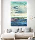 Spring Transformations by Grace Rowman on GIANT ART - cyan abstract