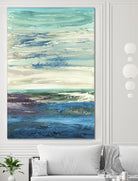 Spring Transformations by Grace Rowman on GIANT ART - cyan abstract