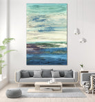 Spring Transformations by Grace Rowman on GIANT ART - cyan abstract