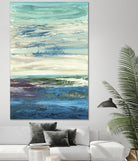 Spring Transformations by Grace Rowman on GIANT ART - cyan abstract